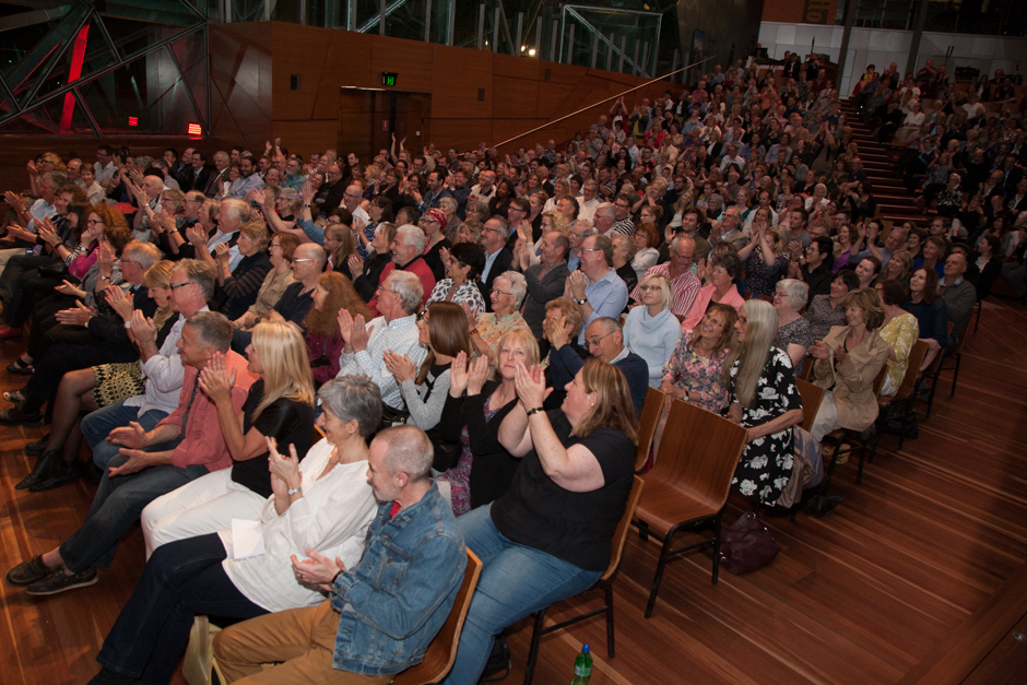 The crowd at the 774 ABC Melbourne Mental As debate