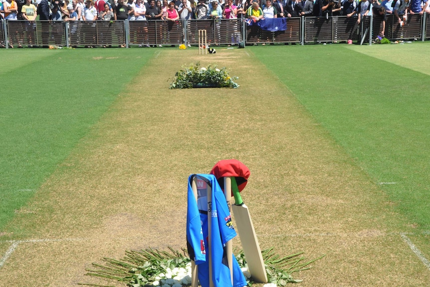 Phillip Hughes remembered at Adelaide Oval