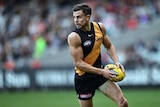 Richmond's Brett Deledio on the ball against Gold Coast at the MCG on June 12, 2016.