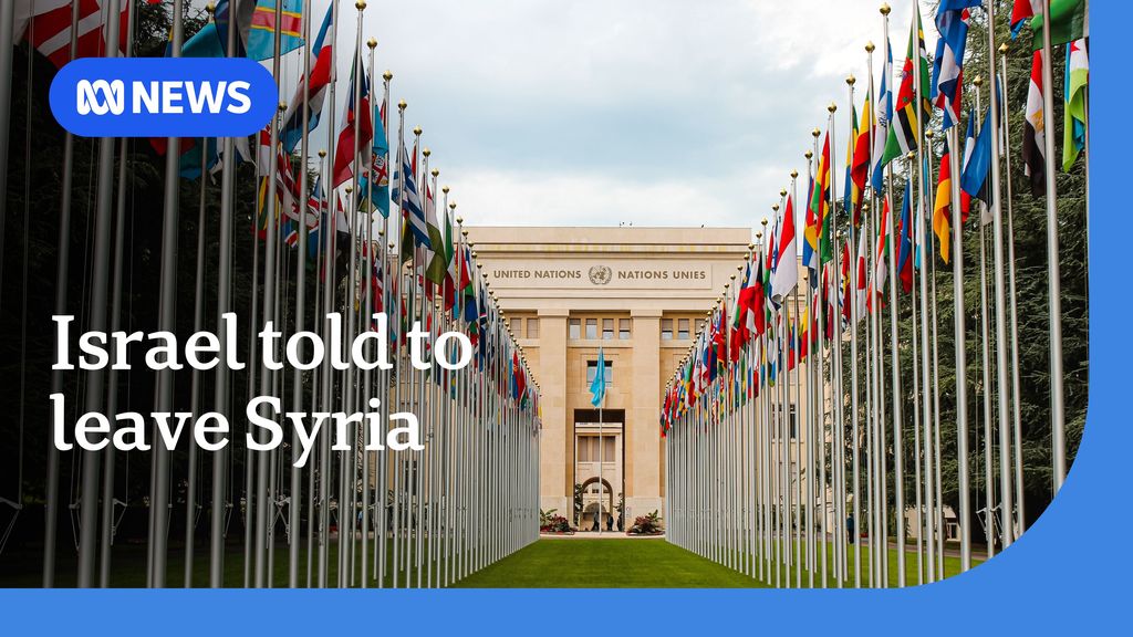 United Nations demands Israel move troops out of Syria - ABC News