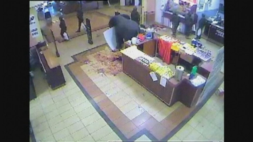 CCTV footage claiming to show soldiers looting Nairobi mall after attack