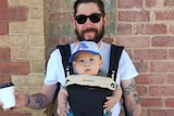Jeremy with his son