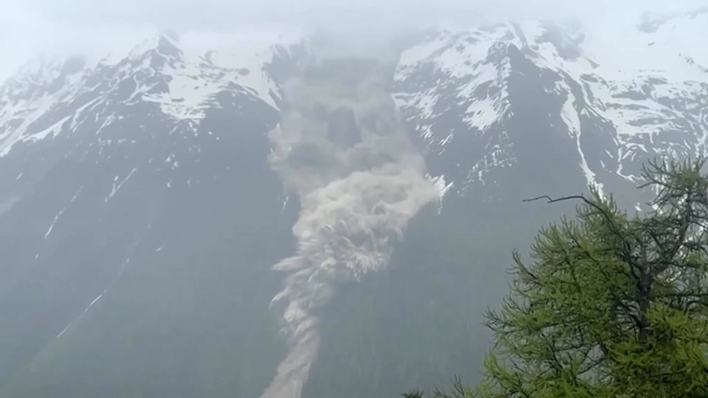 A large avalanche has hit a small village in the Swiss Alps - ABC News