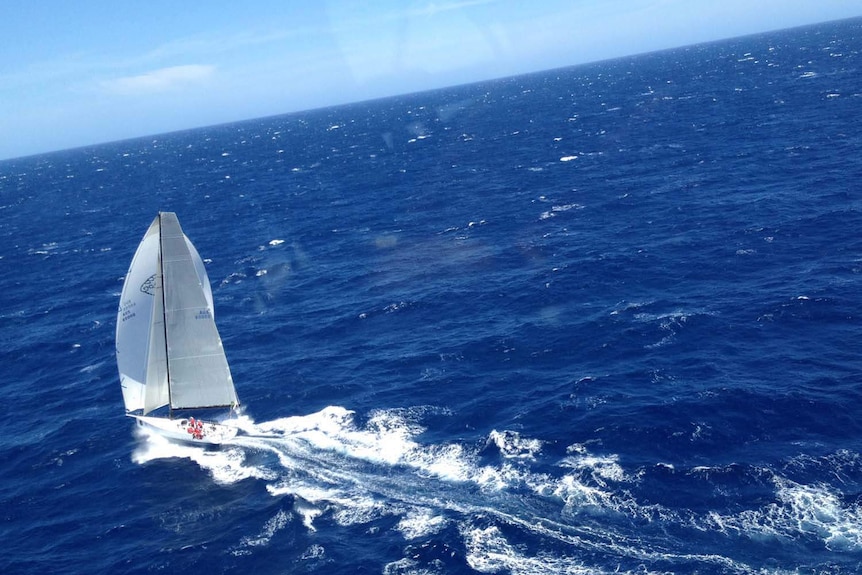Loki sails across Bass Strait