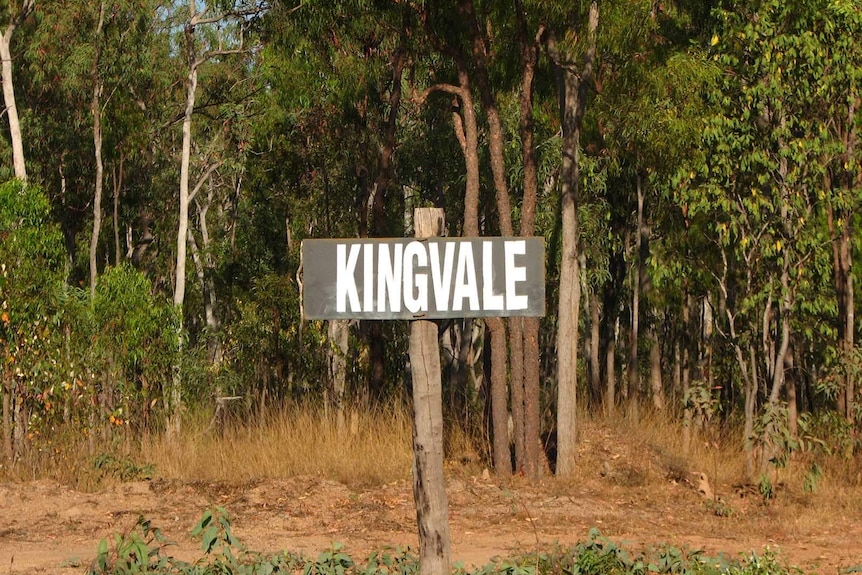 Kingvale property sign in front of woodland