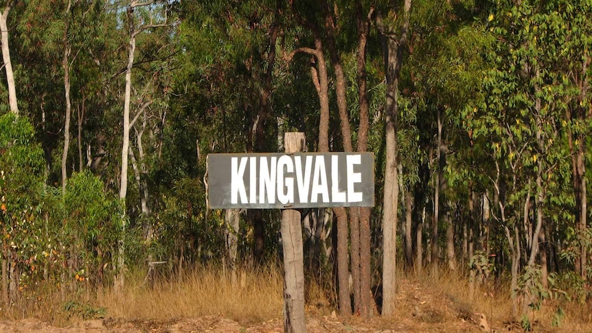 Kingvale property sign in front of woodland