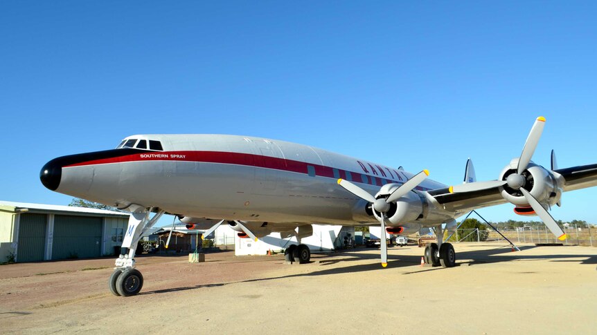 The fully-restored Lockheed Super Constellation 'Connie' at the Longreach Qantas Founders Museum