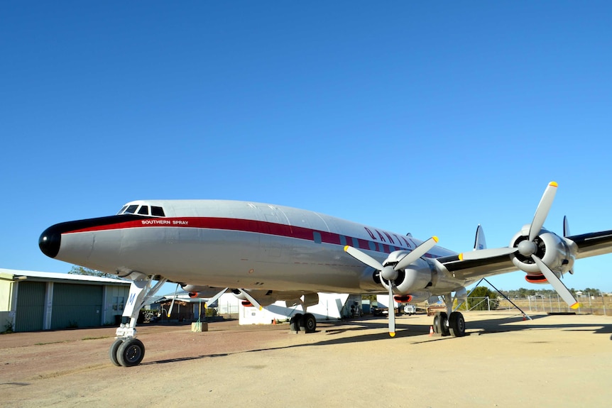 The fully-restored Lockheed Super Constellation 'Connie' at the Longreach Qantas Founders Museum