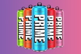 Five flavours of energy drink Prime.