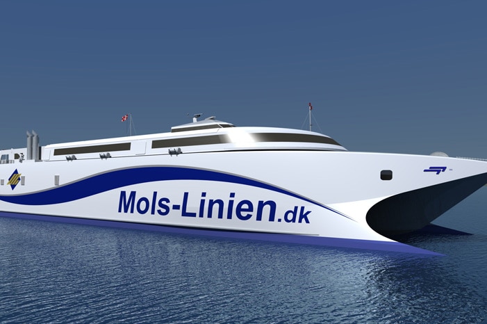Concept image of Incat Express 3 catamaran.