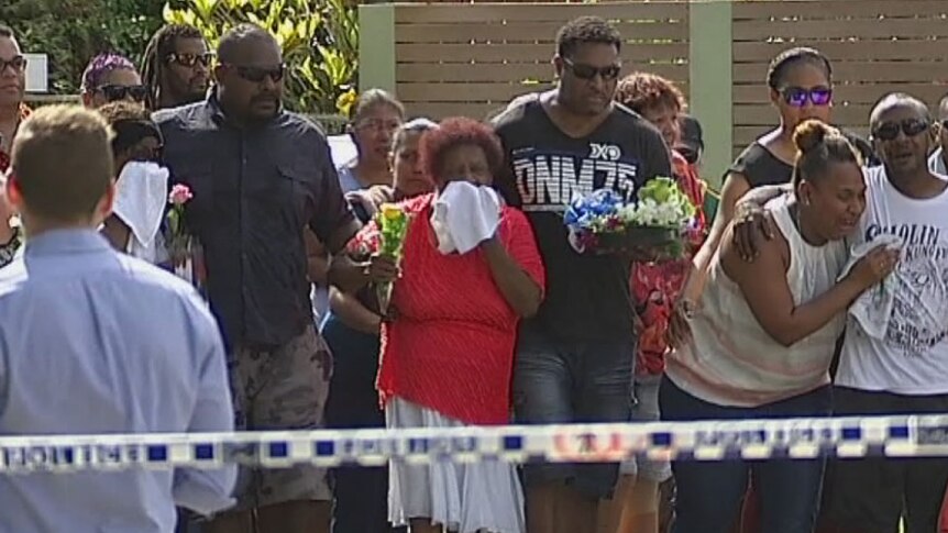 Grieving families of eight children killed in house at Manoora in Cairns in far north Qld