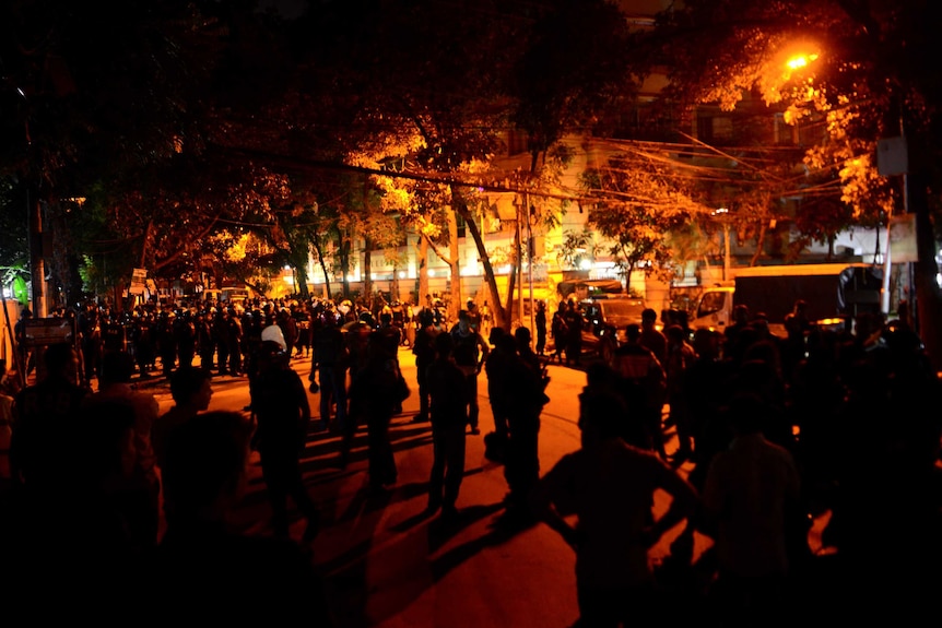 Bangladeshi security personnel