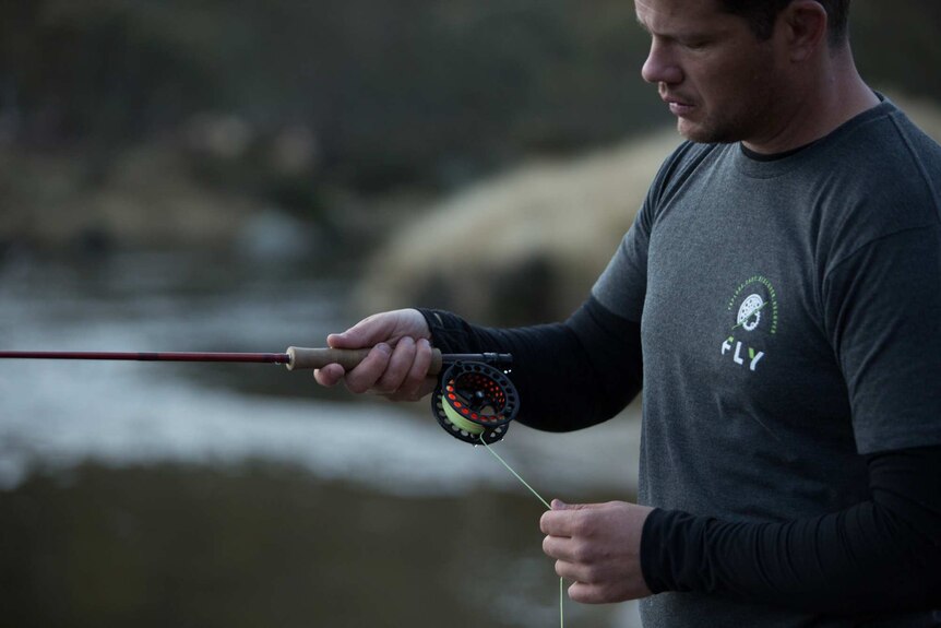 Matt Tipet fly fishing