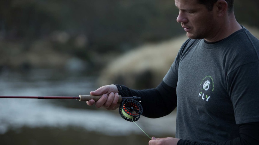 Matt Tipet fly fishing