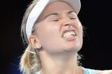 Daria Gavrilova served 10 double faults for the match.