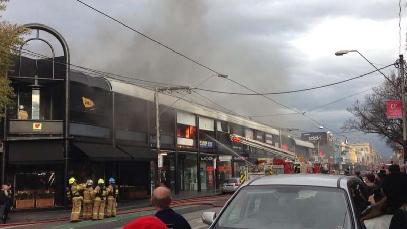 Chapel street fire spreads to several shops