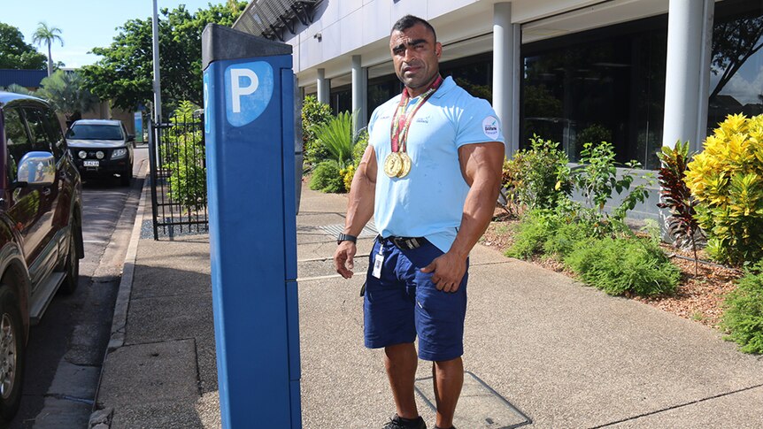 Champion bodybuilder and Darwin parking inspector Atif Anwar