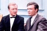 Graham Kennedy (left) and Bert Newton