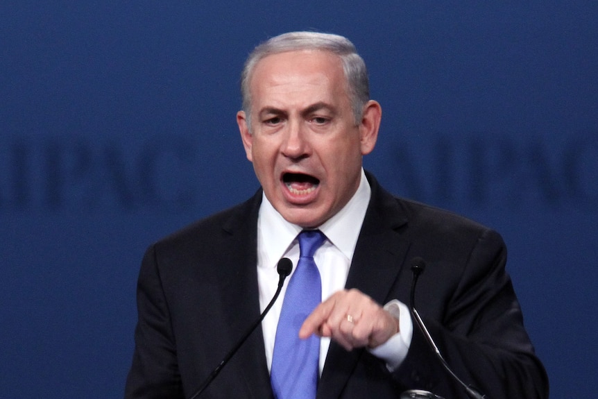 Netanyahu speaks at AIPAC conference