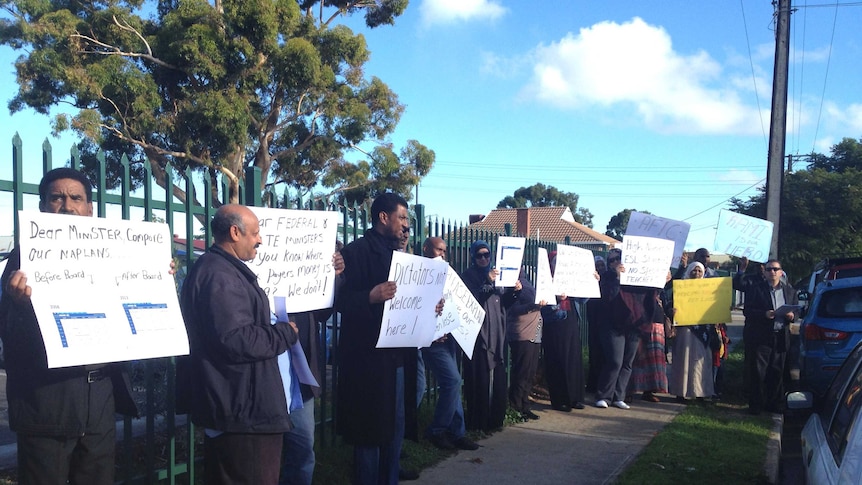 Protest at Islamic School in Adelaide