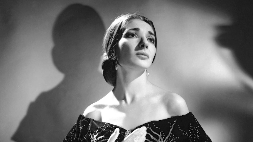Soprano Maria Callas as Violetta in 'La Traviata' in 1958.