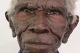 Close up image of Aboriginal man Sammy Walker