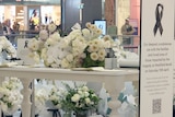 flora tributes inside westfield bondi junction one week after deadly attack that killed six people