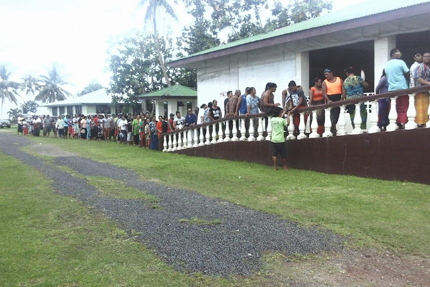 Samoans line up to vote in general elections