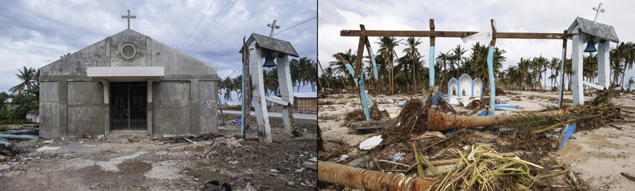 Hernani a year after Typhoon Haiyan