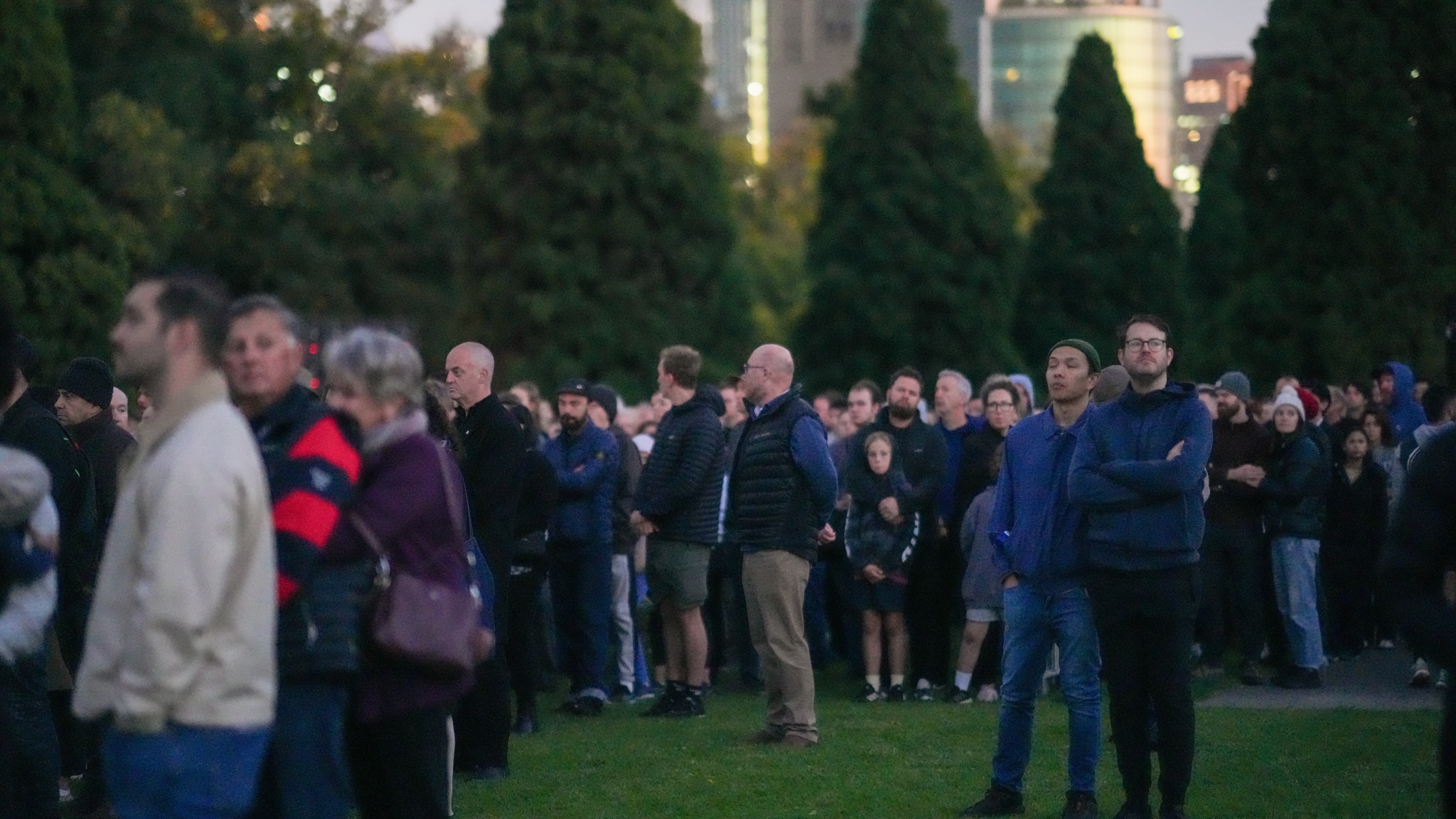 Servicio matutino en Melbourne.