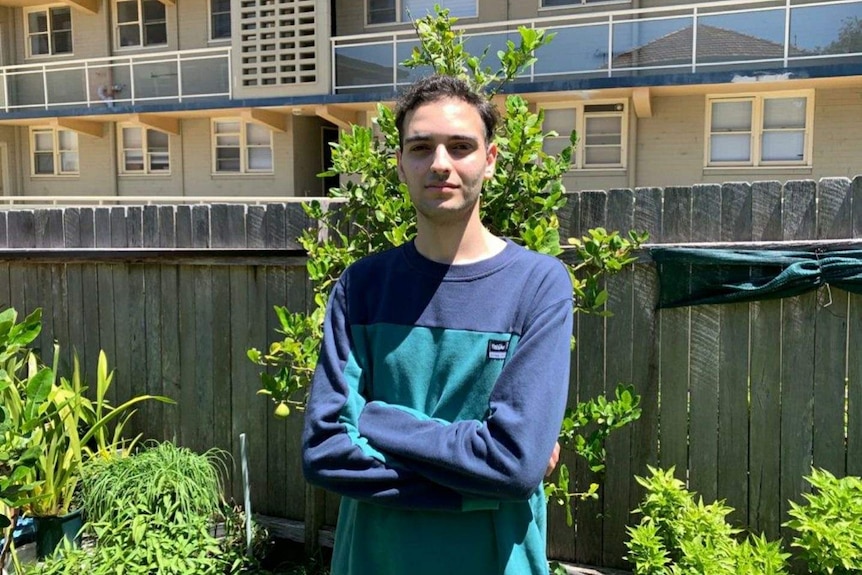 Siavash Ebadi standing in the garden