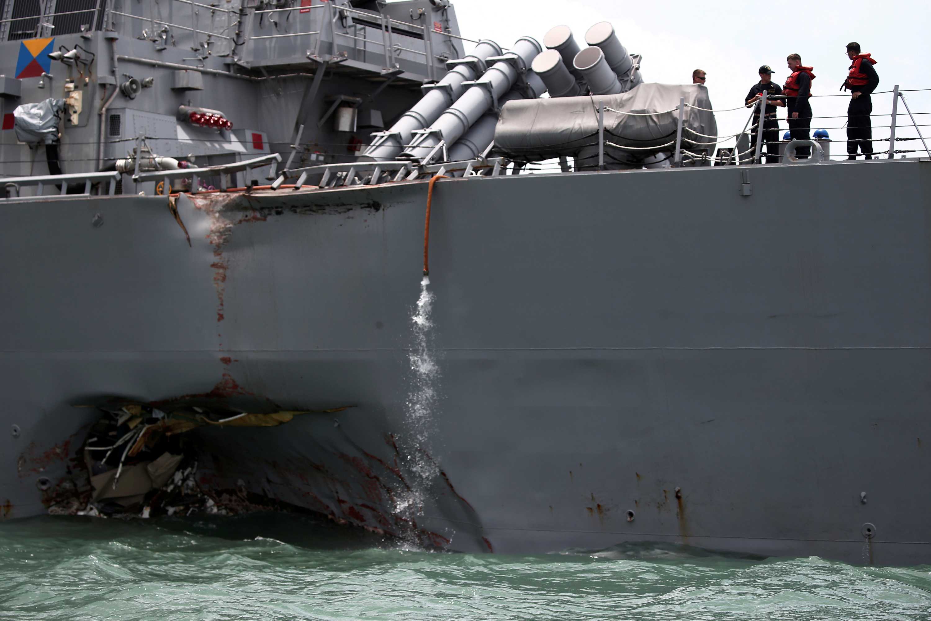 Uss John Mccain Divers Find Remains Of All The Sailors Killed In Collision Off Singapore Abc News