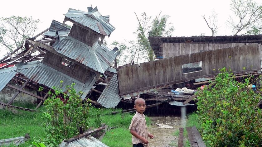 Devastation: Experts say the cyclone will have a long-term effect on many of Burma's youngest citizens.