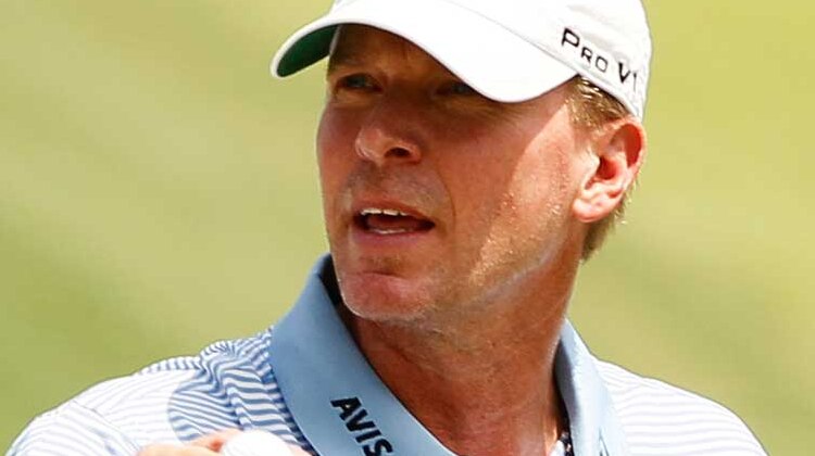 Steve Stricker won his 12th PGA Tour title in Hawaii by three strokes (file photo)