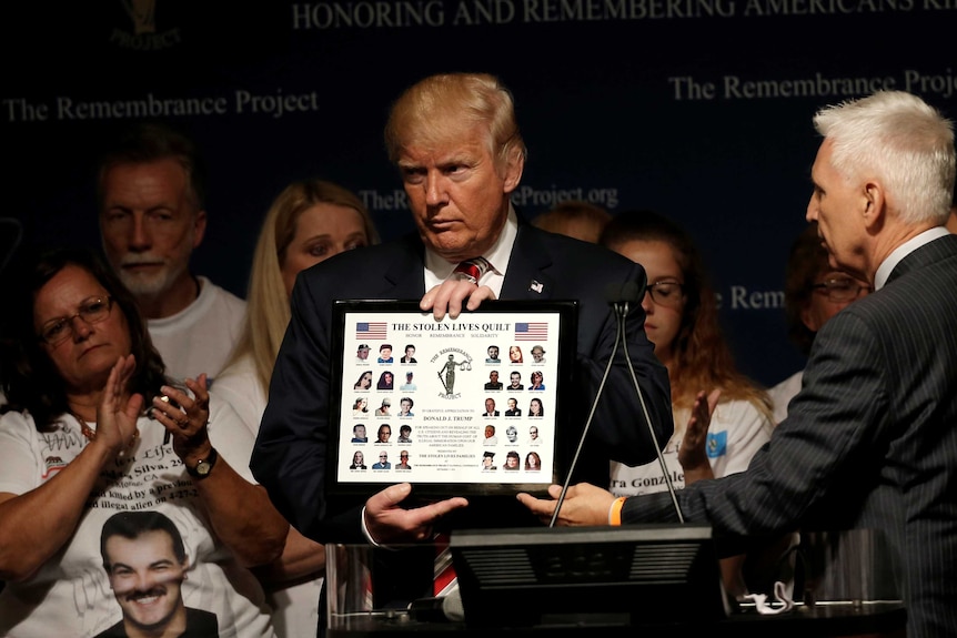 Donald Trump campaigns in Texas
