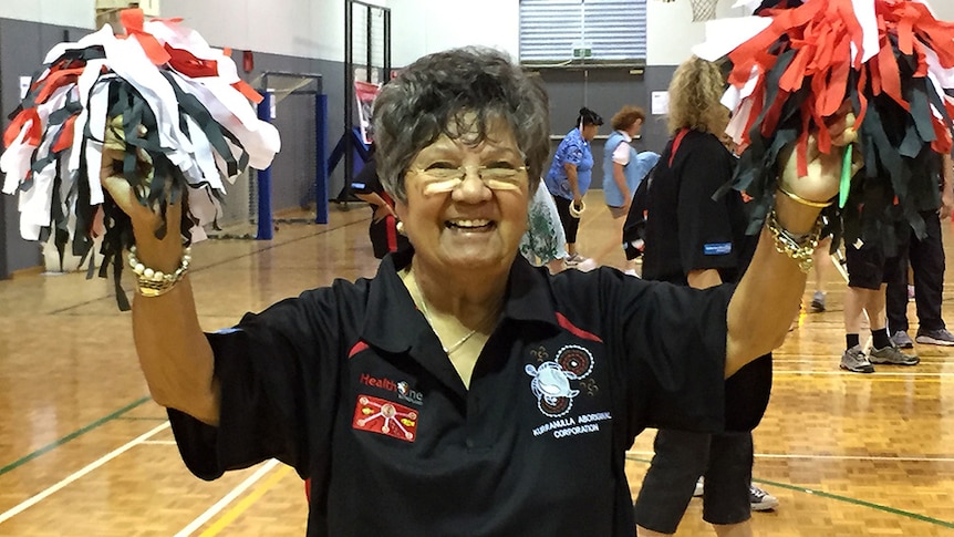 Deanne Schreiber at the Eora Elders Olympics