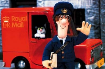 Postman Pat and his black and white cat Jess