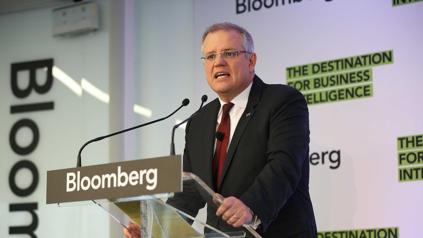 Scott Morrison's Bloomberg address