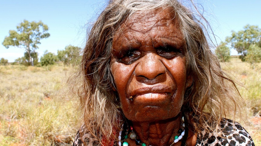 Yikari, the oldest lady in Kiwirrkurra.