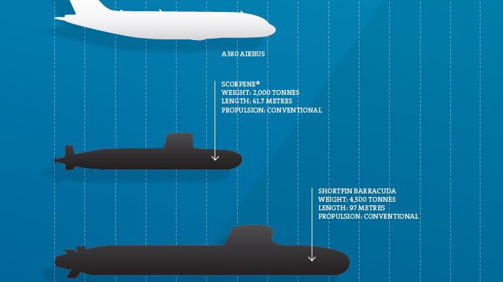 Submarine scale comparison