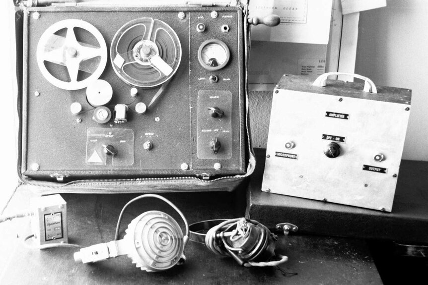 Field recording gear in 1956