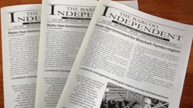 Barcoo Independent newspaper
