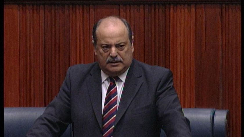 John Castrilli in Parliament