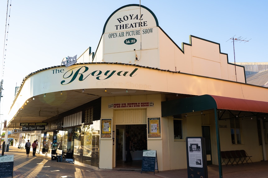 Exterior of an old picture house. 