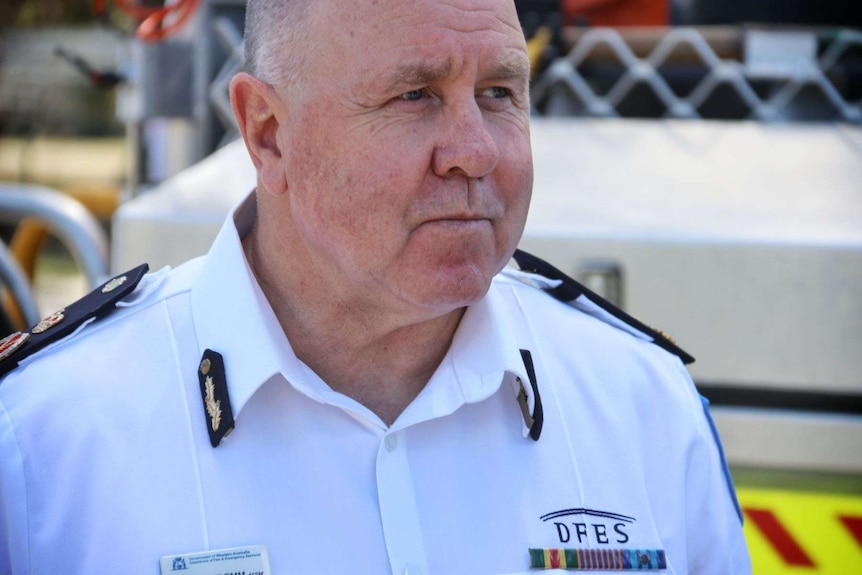 A head and shoulder shot of DFES Commissioner Darren Klemm