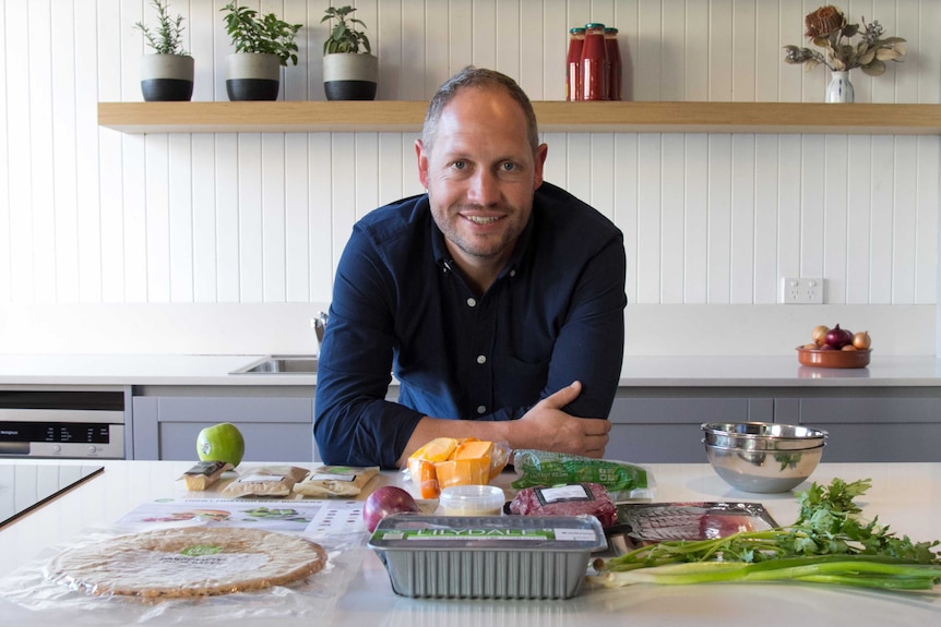 Tom Rutledge in the Hello Fresh Australia kitchen