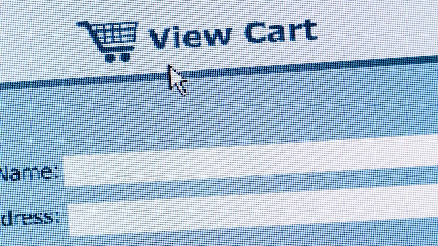 A website checkout page.