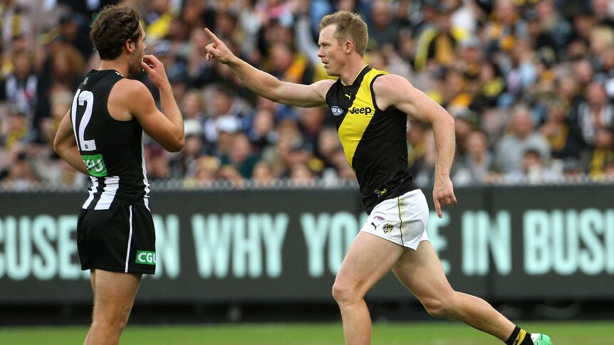 Jack Riewoldt on the charge