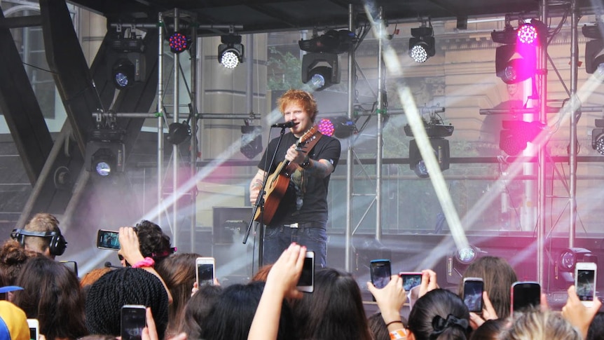 Ed Sheeran concert in Sydney