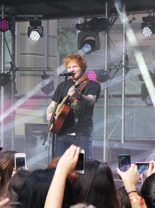 Ed Sheeran concert in Sydney